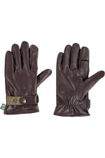2022 Alan Paine Mens Water Resistant Leather Gloves ACGWGLV - Brown / Sage